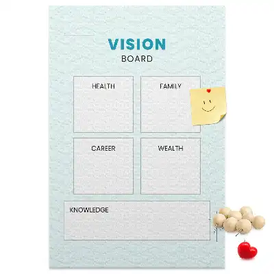 Prikbord van kurk Gezondheidsplanner