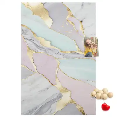 Prikbord Decoratief marmer