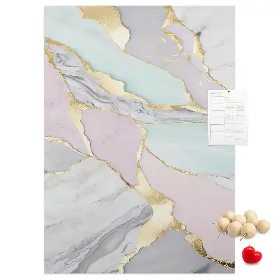 Prikbord Decoratief marmer