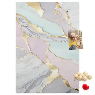 Prikbord Decoratief marmer