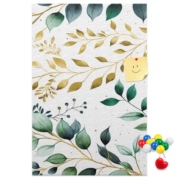 Prikbord van kurk Bloemenpatroon