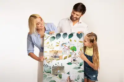 Prikbord van kurk Bloemenpatroon