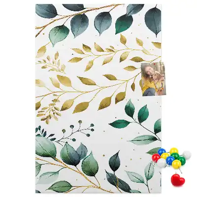 Prikbord van kurk Bloemenpatroon
