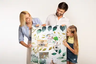 Prikbord van kurk Bloemenpatroon
