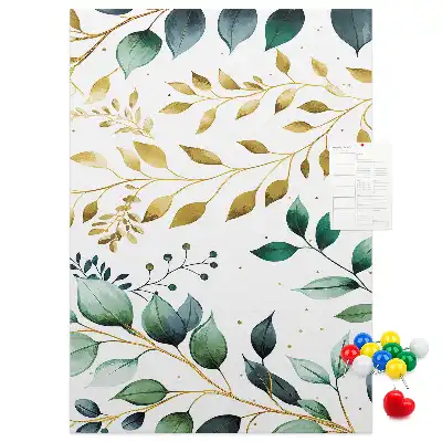 Prikbord van kurk Bloemenpatroon