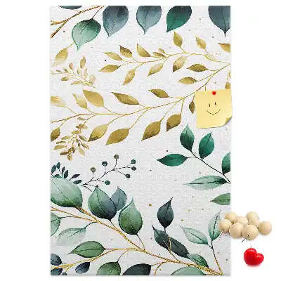 Prikbord van kurk Bloemenpatroon