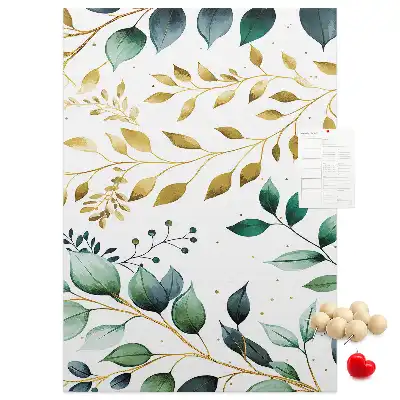 Prikbord van kurk Bloemenpatroon