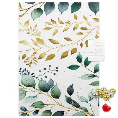 Prikbord van kurk Bloemenpatroon