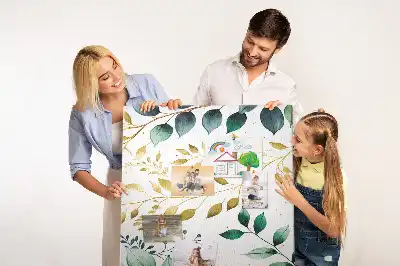 Prikbord van kurk Bloemenpatroon