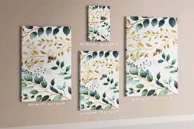 Prikbord van kurk Bloemenpatroon