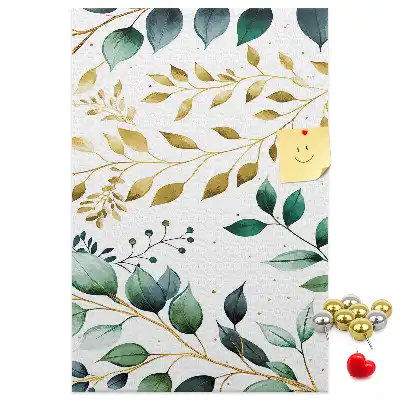 Prikbord van kurk Bloemenpatroon