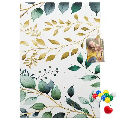 Prikbord van kurk Bloemenpatroon