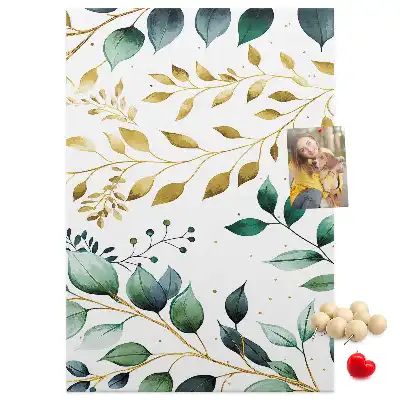 Prikbord van kurk Bloemenpatroon
