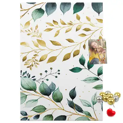 Prikbord van kurk Bloemenpatroon