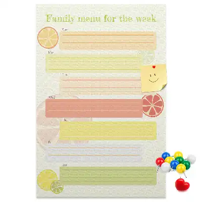Prikbord Menuplanner