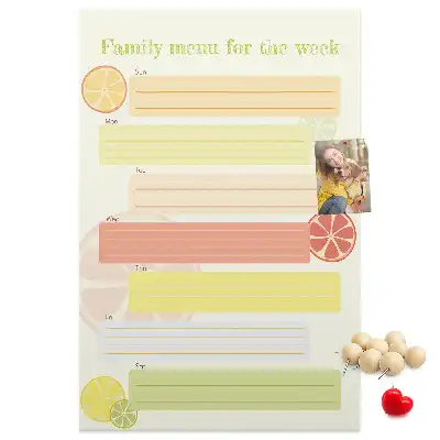 Prikbord Menuplanner