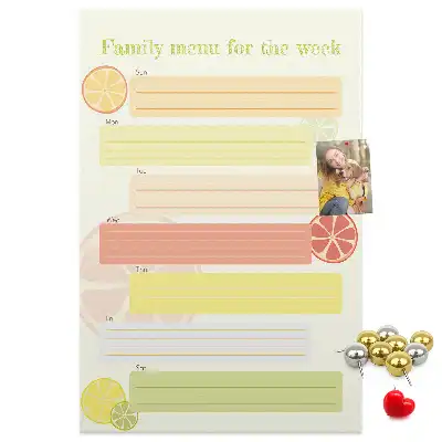 Prikbord Menuplanner