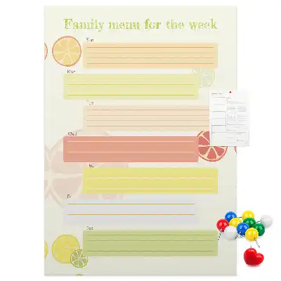 Prikbord Menuplanner
