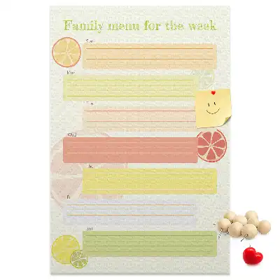 Prikbord Menuplanner