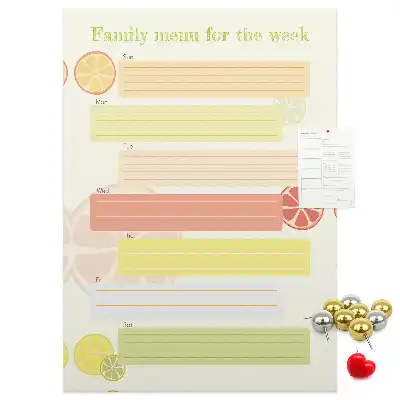 Prikbord Menuplanner
