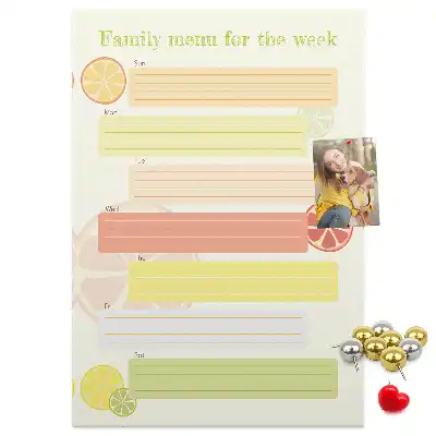 Prikbord Menuplanner