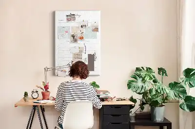 Prikbord van kurk Dagplanner