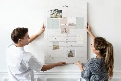 Prikbord van kurk Dagplanner