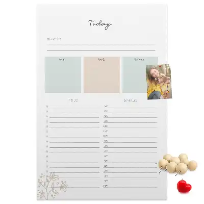 Prikbord van kurk Dagplanner