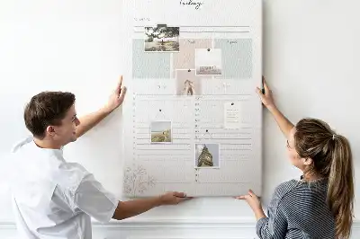 Prikbord van kurk Dagplanner