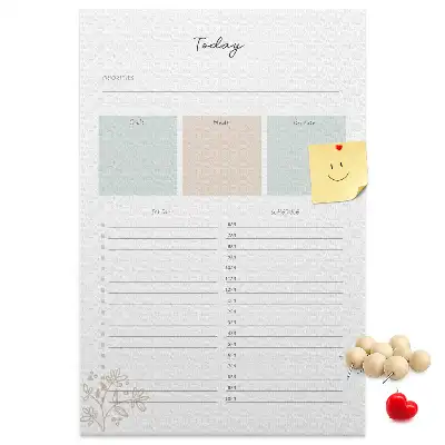 Prikbord van kurk Dagplanner