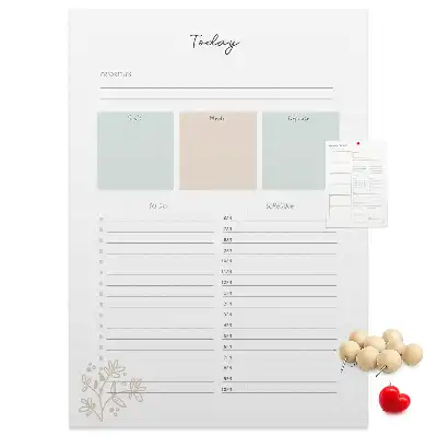 Prikbord van kurk Dagplanner