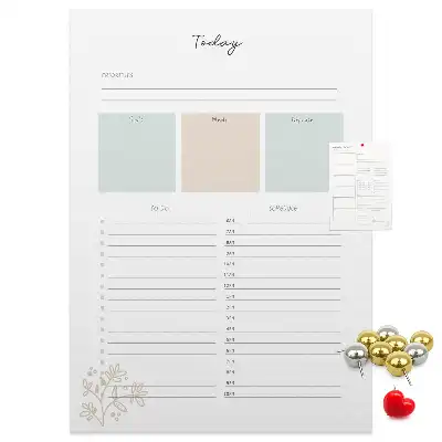 Prikbord van kurk Dagplanner