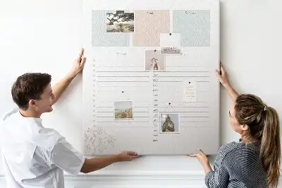 Prikbord van kurk Dagplanner