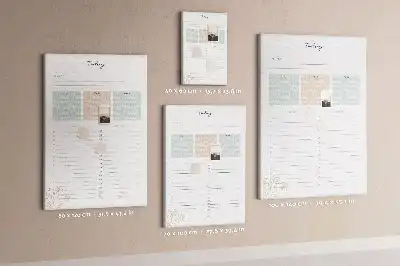 Prikbord van kurk Dagplanner