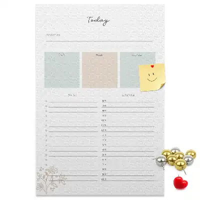 Prikbord van kurk Dagplanner