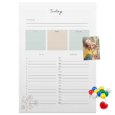 Prikbord van kurk Dagplanner