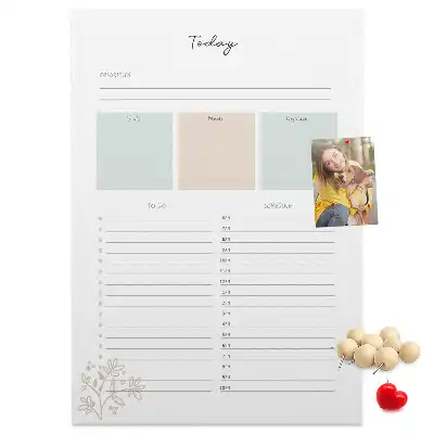 Prikbord van kurk Dagplanner