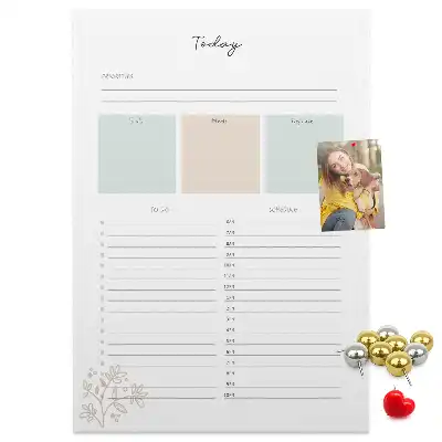 Prikbord van kurk Dagplanner