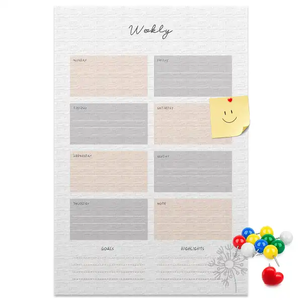 Prikbord Weekplanner