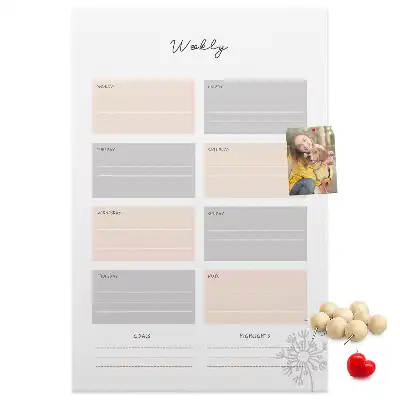 Prikbord Weekplanner
