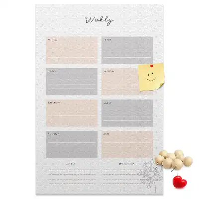 Prikbord Weekplanner