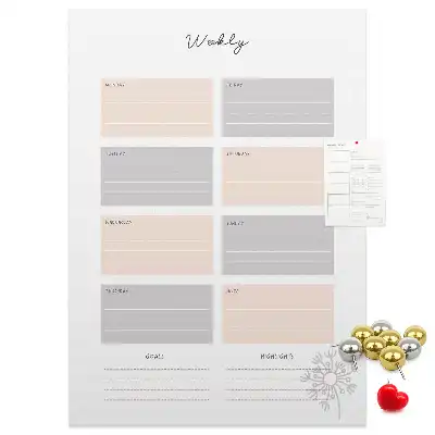 Prikbord Weekplanner