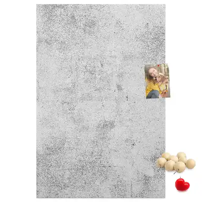 Prikbord van kurk Betonnen muur