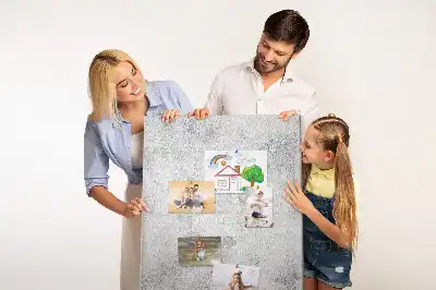 Prikbord van kurk Betonnen muur