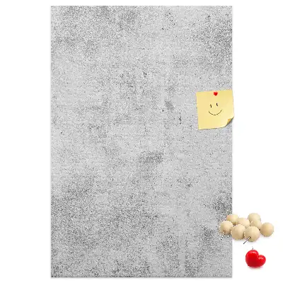 Prikbord van kurk Betonnen muur
