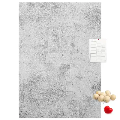 Prikbord van kurk Betonnen muur