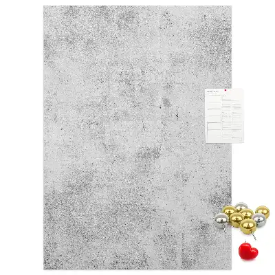 Prikbord van kurk Betonnen muur