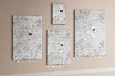 Prikbord van kurk Betonnen muur