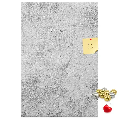 Prikbord van kurk Betonnen muur