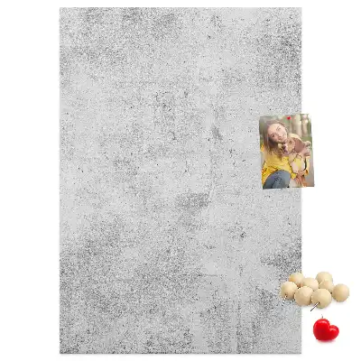 Prikbord van kurk Betonnen muur